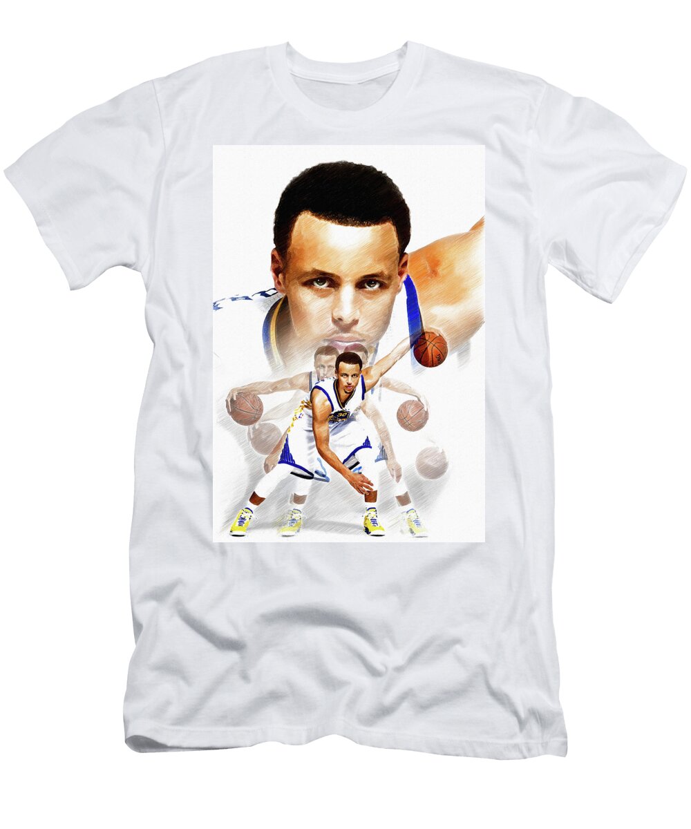 Steph Curry 2017 Profile John Farr T-Shirt