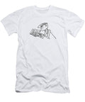 Stern Man Pointing At Book Csa Images T-Shirt