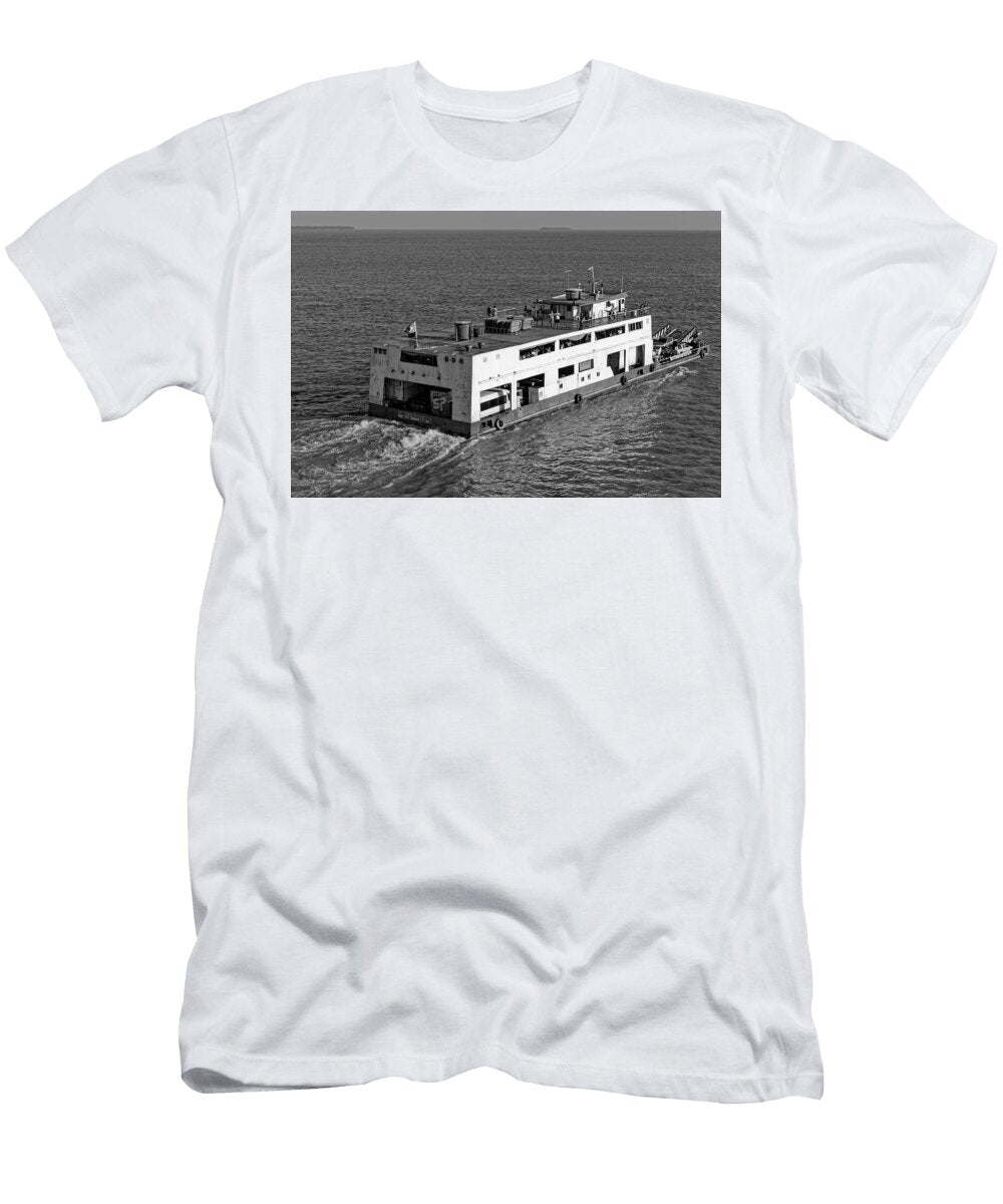 Stern View of One of the Ferries That Move Goods and People Up and Down the Amazon River Jules Walters T-Shirt