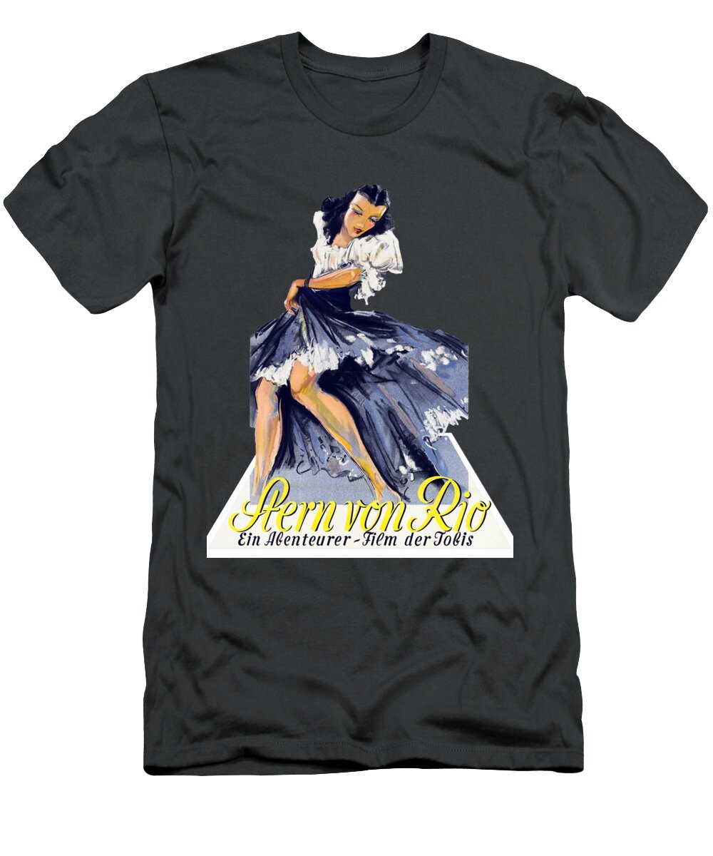 Stern Von Rio 1955 3d Movie Poster Stars on Art T-Shirt