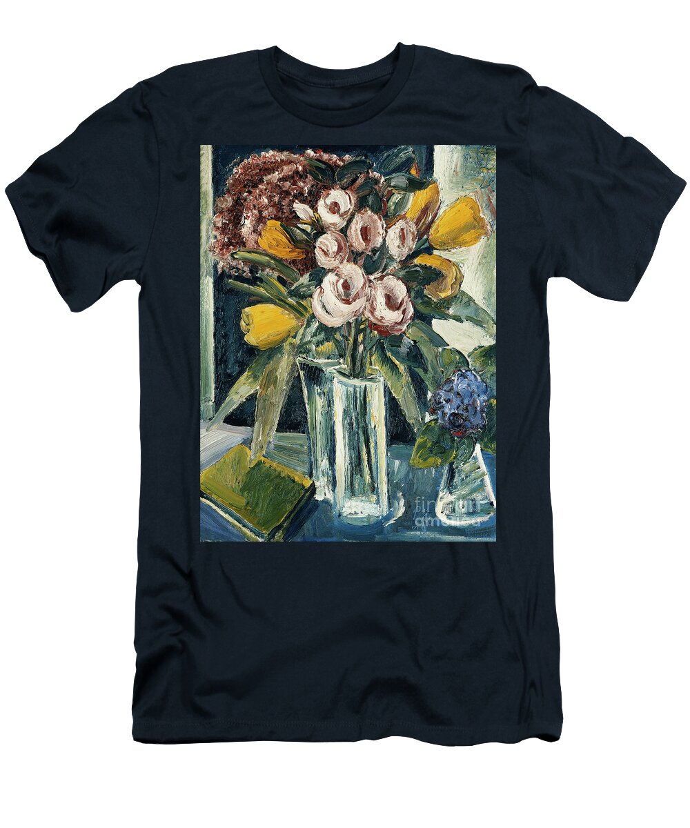 Still Life of Flowers Stilleben Mit Blumen 1929 Paul Kleinschmidt T-Shirt