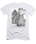Still Life with Popcorn Maker and Laundry Soap Bottle Michelle Calkins T-Shirt