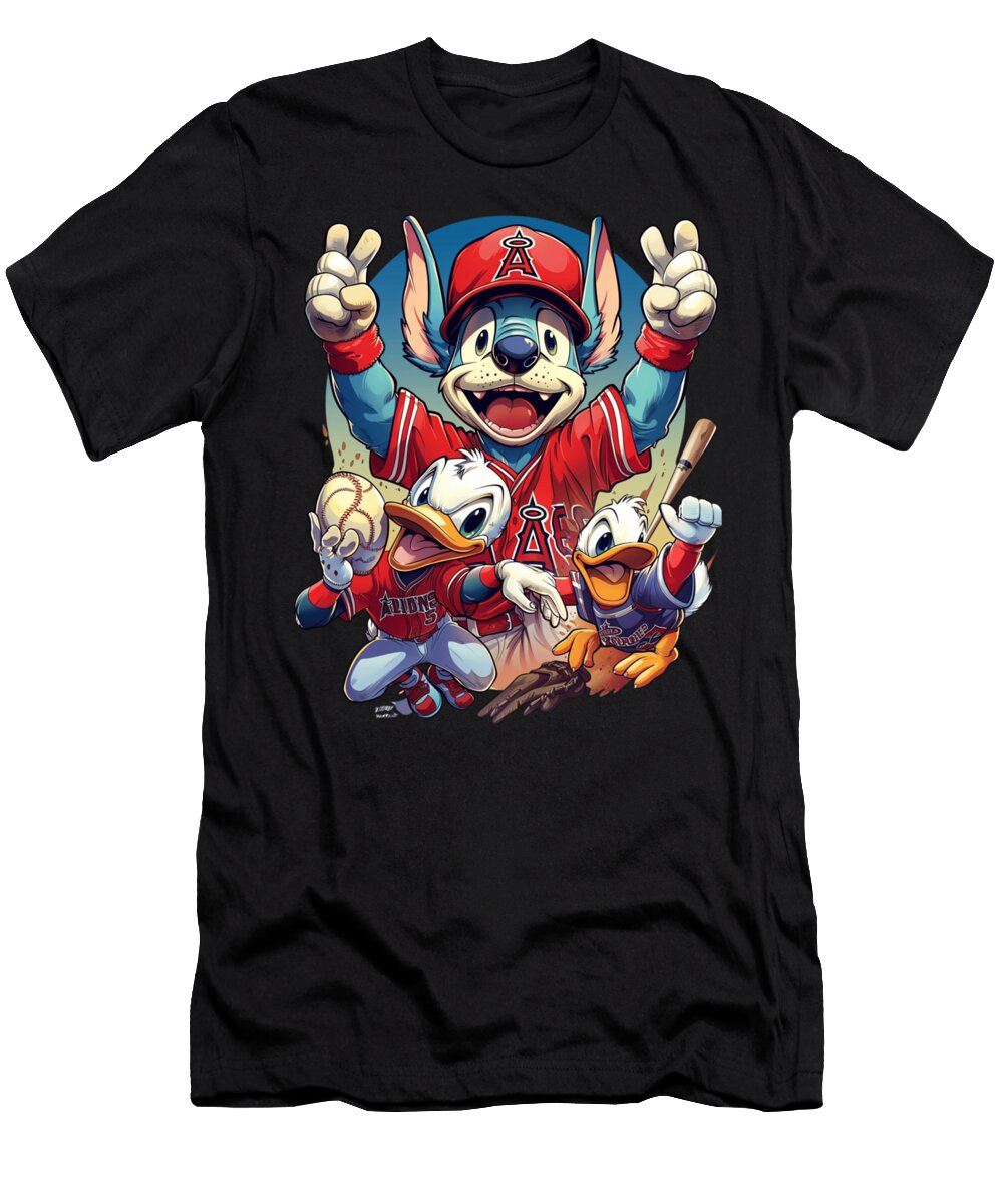 Stitch Los Angeles Angels Faceoff Rush T-Shirt