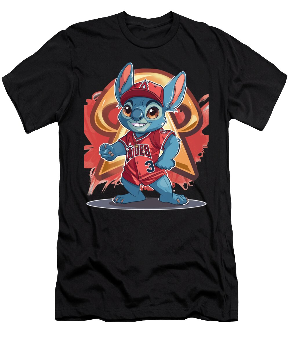Stitch Los Angeles Angels the Showdown Rush T-Shirt