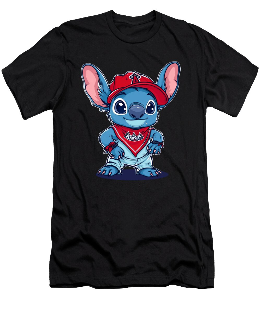 Stitch Los Angeles Angels Which Reigns Rush T-Shirt