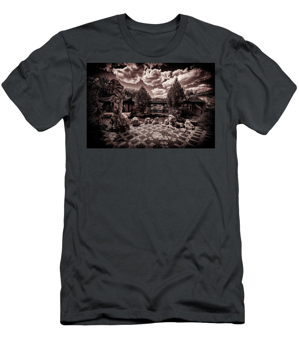 Stone Garden Terrace Val Black Russian Tourchin T-Shirt