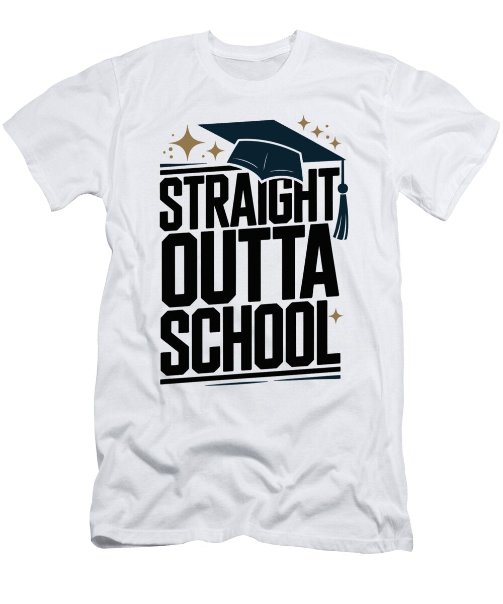 Straight Outta School Design Joanna Redesiuk T-Shirt