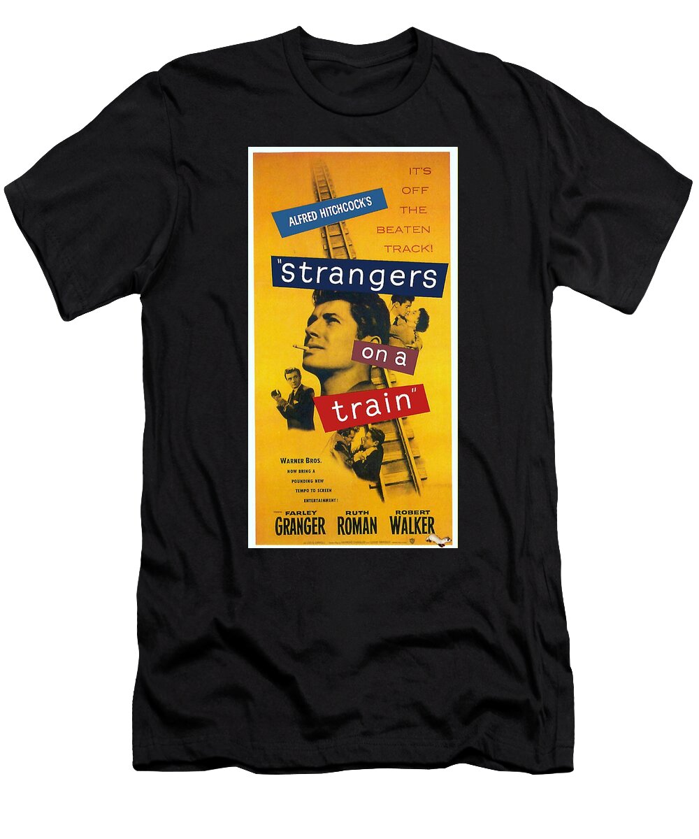 Strangers on a Train 1951 Movie Poster Vintage Movie Posters T-Shirt