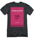 Strawberry Fields Forever the Beatles Minimalist Song Lyrics Greatest Hits of All Time 007 Design Turnpike T-Shirt