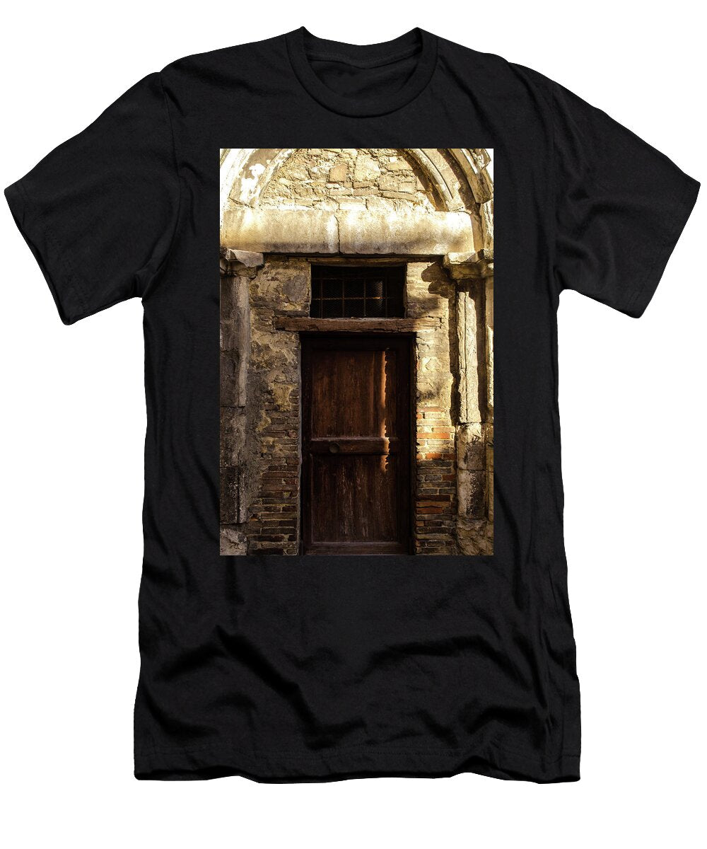 Streets of Italy an Ancient Door Andrea Mazzocchetti T-Shirt