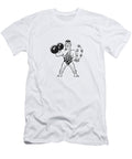 Strong Man in Tarzan Outfit and Wrestling Boots Lifting a Barbell and Juggling Csa Images T-Shirt