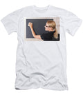 Student Girl Near Blackboard Anna Om T-Shirt
