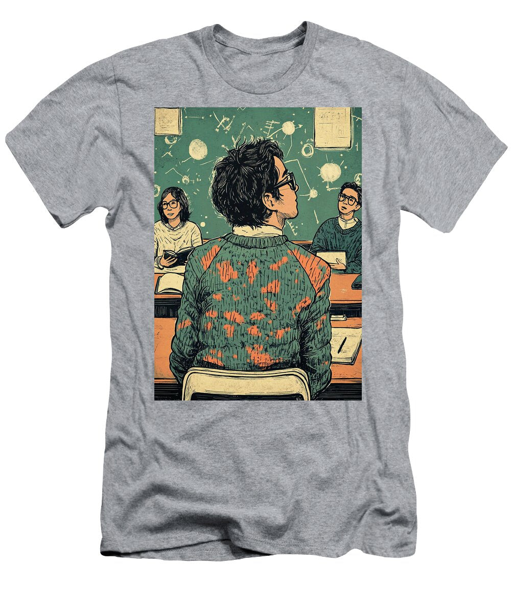 Students in a Classroom Engrossed in Learning Rhys Jacobson T-Shirt