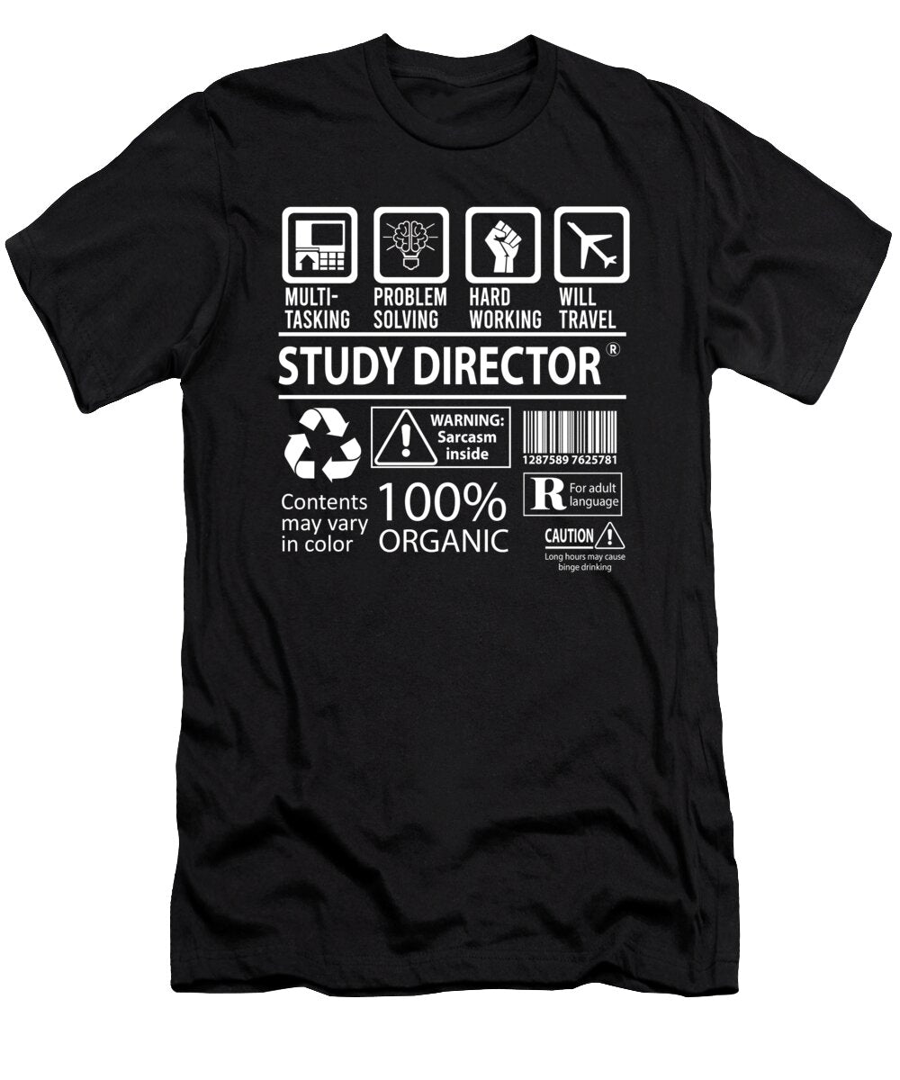 Study Director Multitasking Job Title Gift Item Shi Hu Kang T-Shirt