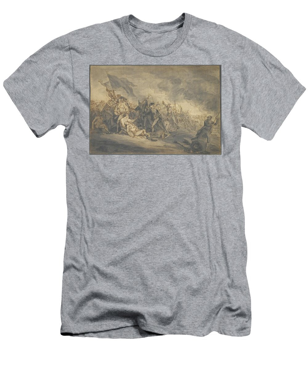 Study for the Death of General Warren At Bunkers Hill John Trumbull T-Shirt