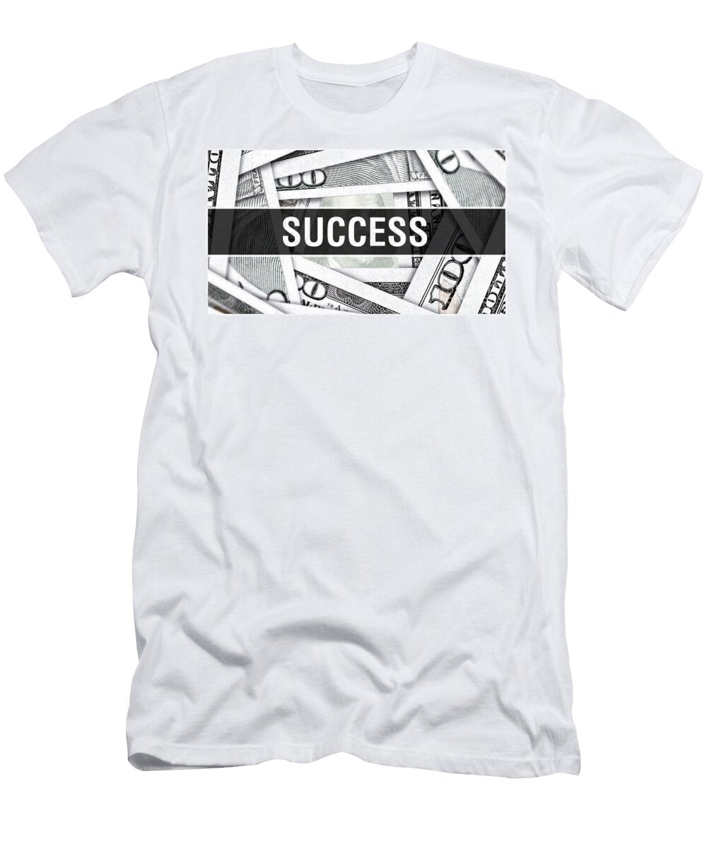 Success Closeup Concept American Dollars Cash Money3d Rendering Success At Dollar Banknote Borka Kiss T-Shirt