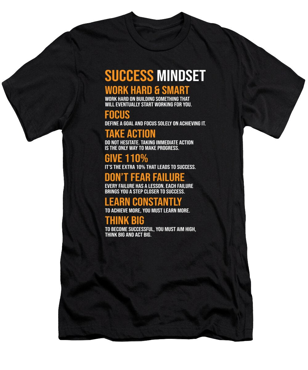 Success Mindset Motivational Matthew Chan T-Shirt
