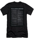 Success Motivation 24 Laws of Manhood Matthew Chan T-Shirt