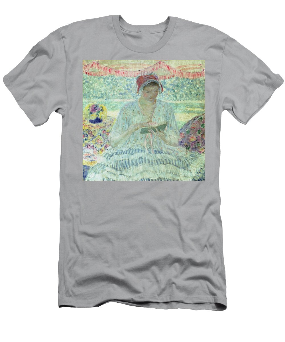 Summer Reading Frederick Carl Frieseke T-Shirt
