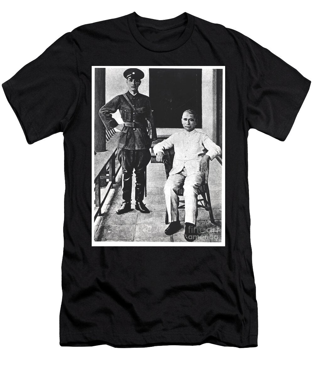 Sun Yat Sen 1866 1925 and Chiang Kai Shek 1887 1975 Chinese Photographer T-Shirt