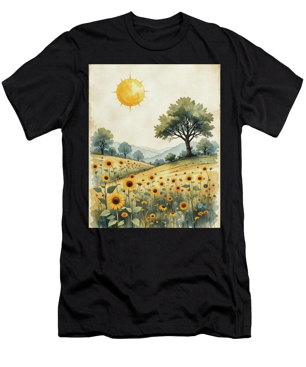 Sunflower Meadow Esoterica Art Agency T-Shirt