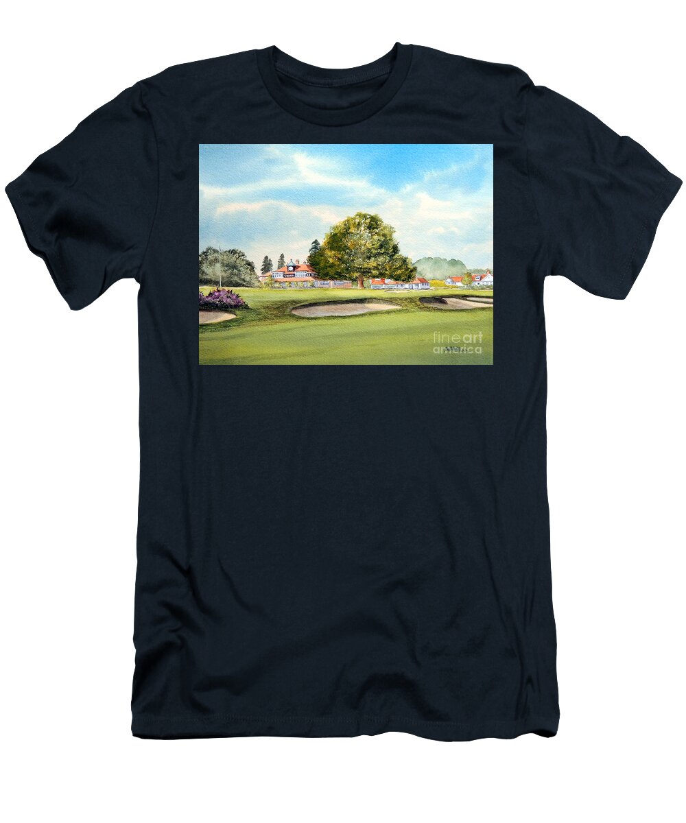 Sunningdale Golf Course 18th Green Bill Holkham T-Shirt