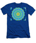 Sunshine Star with Blue Pearls of Summer in 3d Frantz Cialec T-Shirt