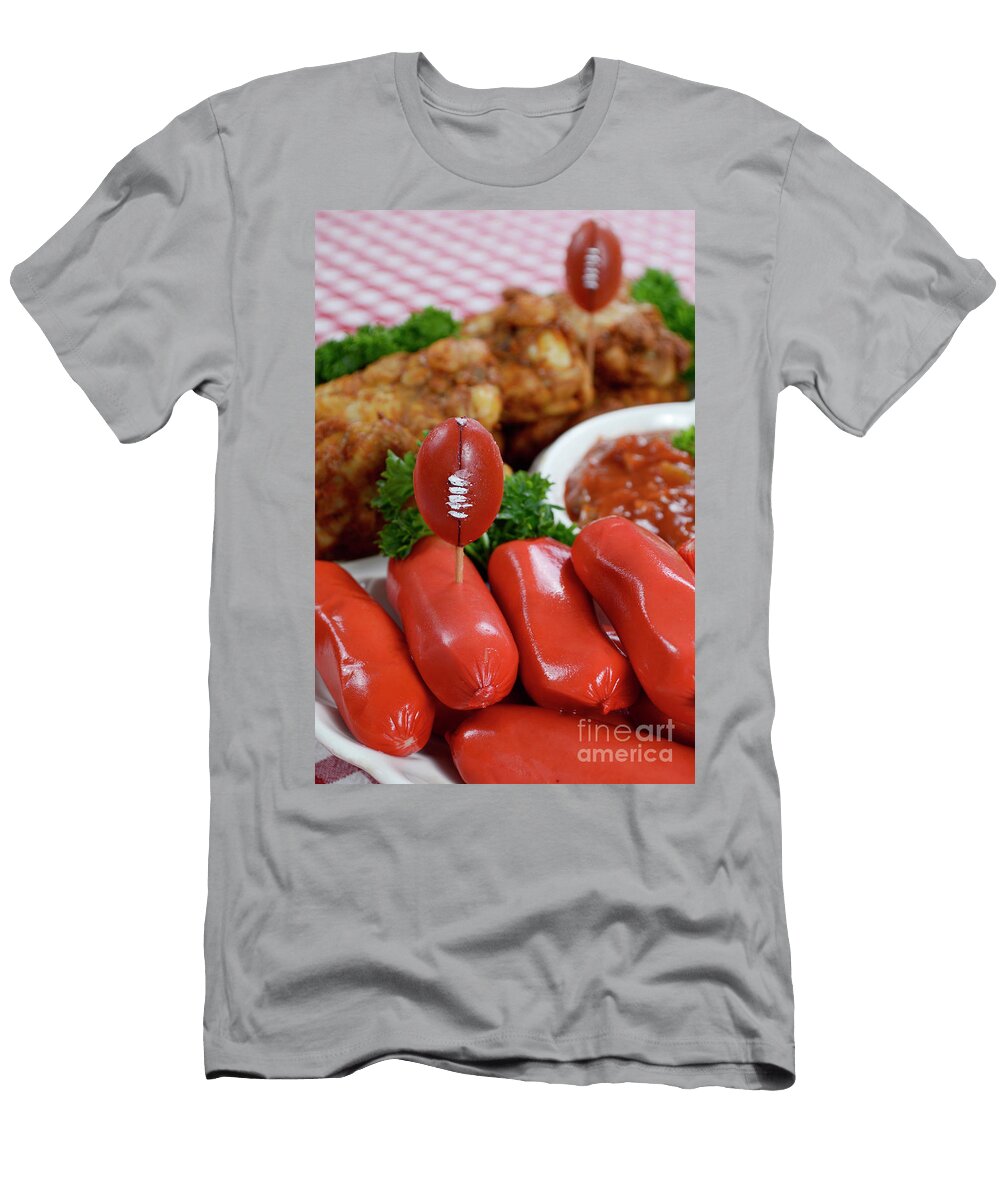 Super Bowl Sunday Football Party Celebration Food Platter Milleflore Images T-Shirt