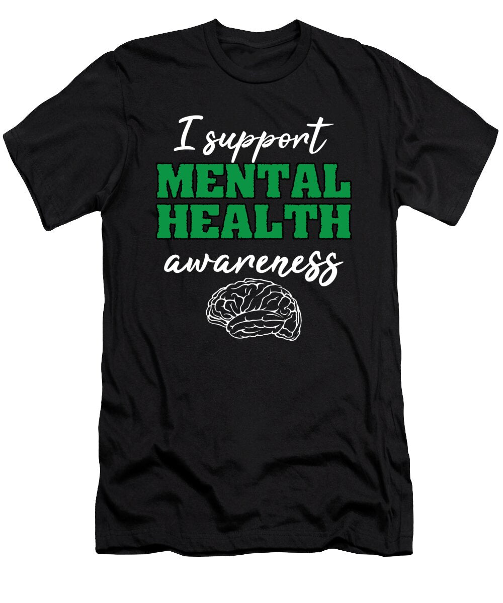 Support Mental Health Awareness Kanig Designs T-Shirt