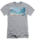Surfer Riding Popcorn Waves Paws Pixels T-Shirt