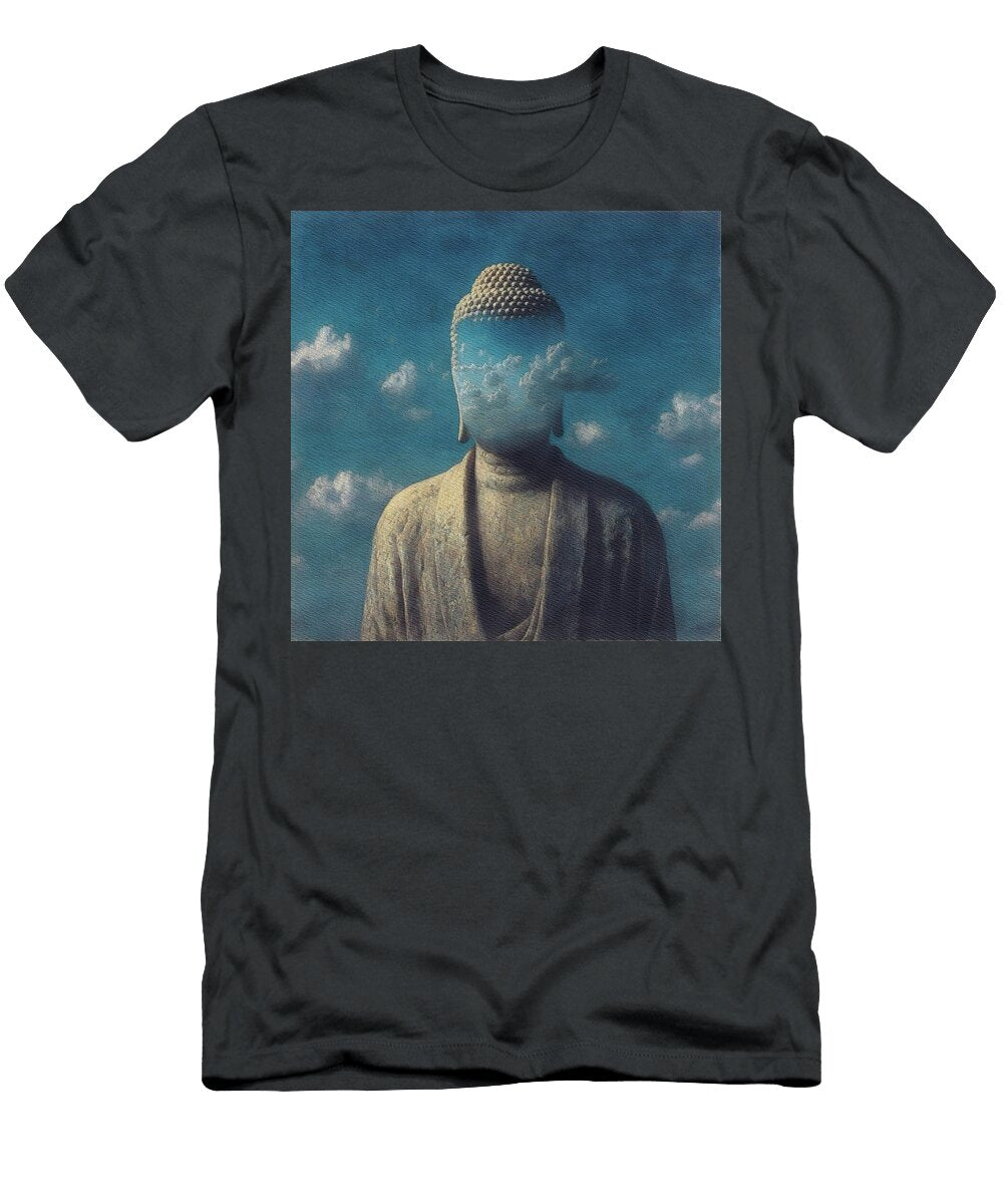 Surreal Buddha with Sky Face Pierre Blanchard T-Shirt