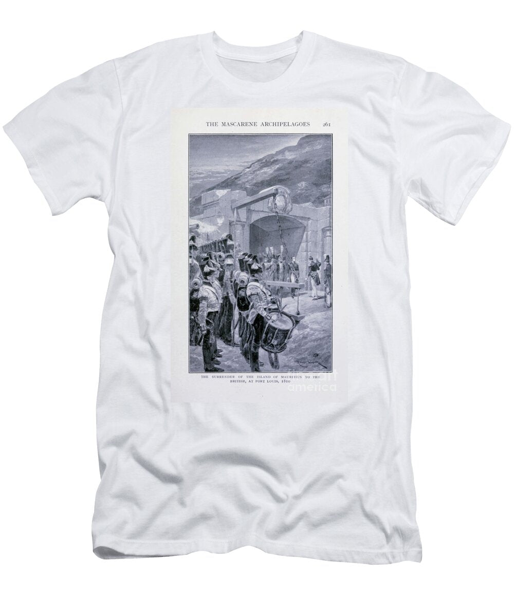 Surrender of the Island of Mauritius I1 Historic Illustrations T-Shirt