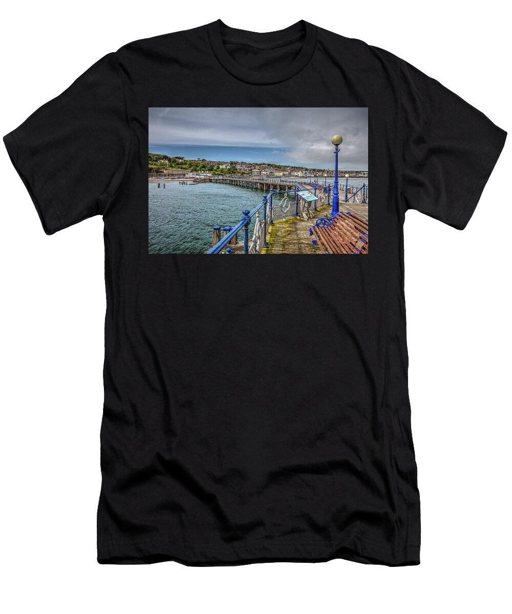 Swanage Pier Dorset England Paul Thompson T-Shirt