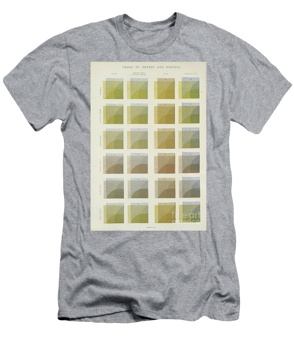 Table of Greens and Russets I1 Historic Illustrations T-Shirt
