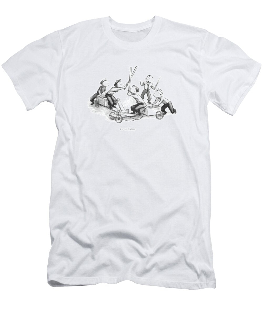 Tank Battle William Steig T-Shirt