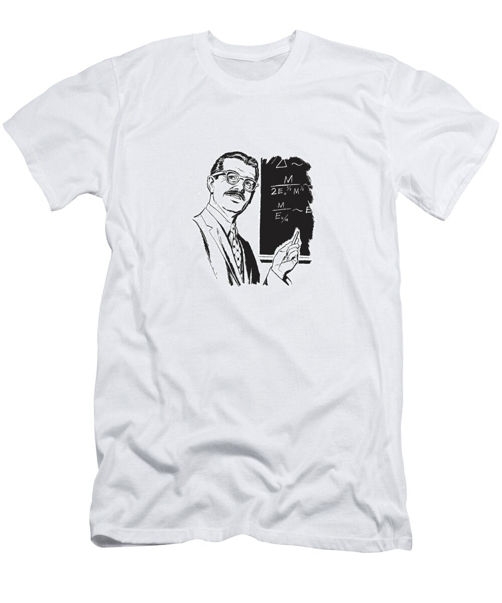 Teacher At Blackboard Csa Images T-Shirt
