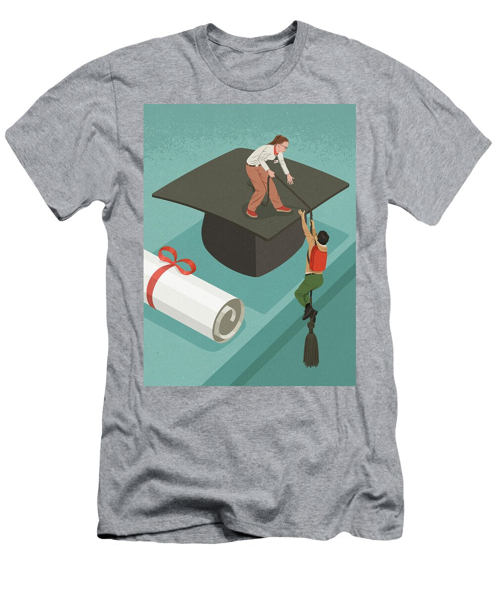 Teacher Helping University Student Ikon Ikon Images T-Shirt