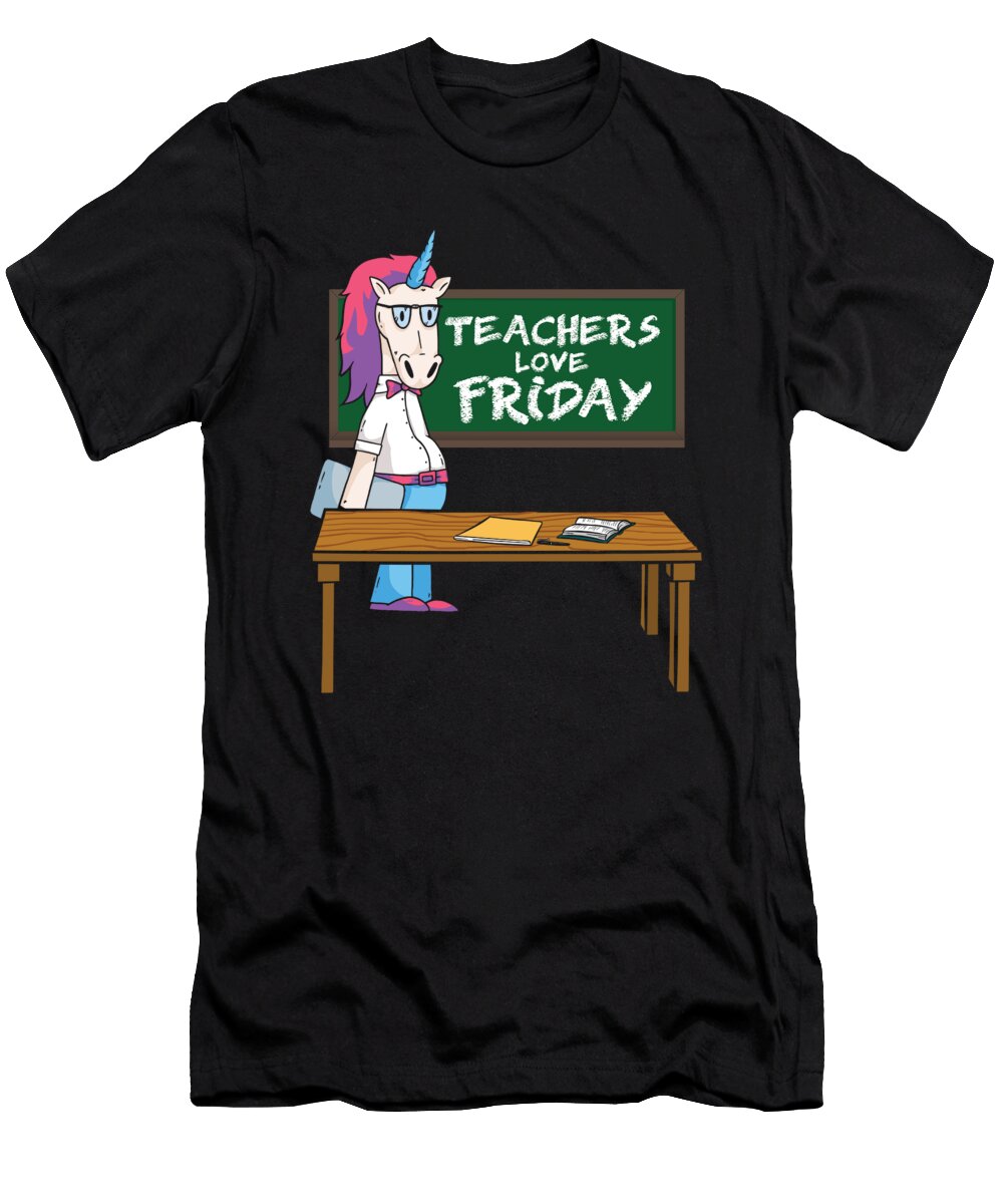 Teachers Love Friday Teaching School Gift Thomas Larch T-Shirt