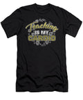 Teaching Is My Cardio Teacher Professor Educator Profession Educating Teach Gift Thomas Larch T-Shirt
