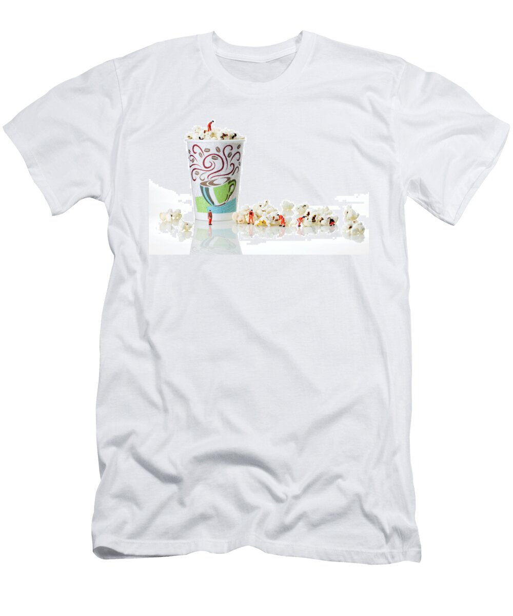 Team Working on Popcorn Mingqi Ge T-Shirt