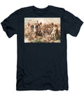 Teddy Roosevelt and the Rough Riders Charging Into Battle War Is Hell Store T-Shirt