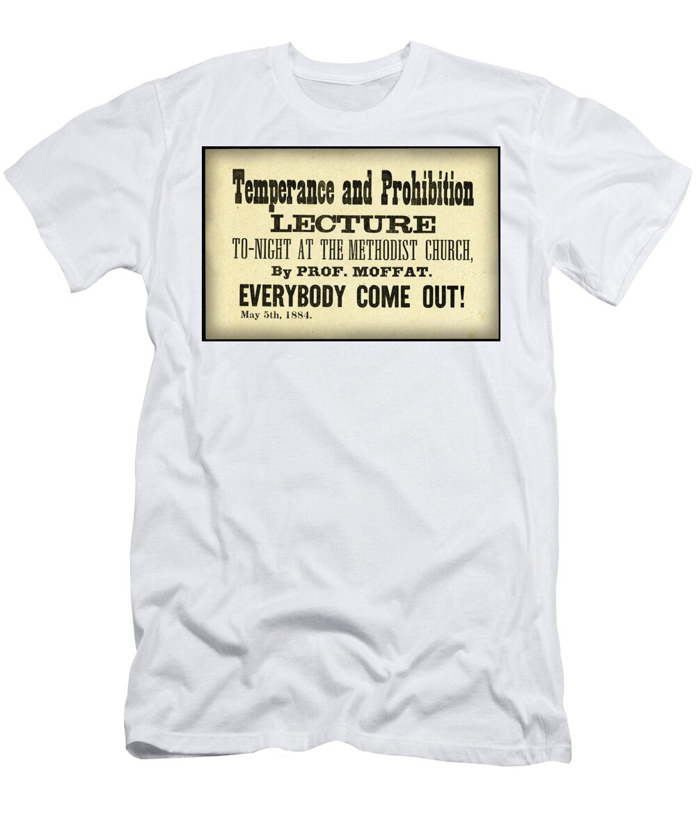 Temperance and Prohibition Lecture Digital Reproductions T-Shirt