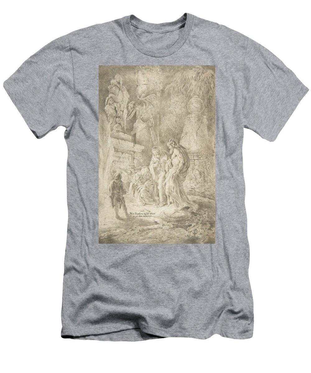 Temporalis Aeternitas Four Scholars Amongst Ruins Giovanni Benedetto Castiglione T-Shirt