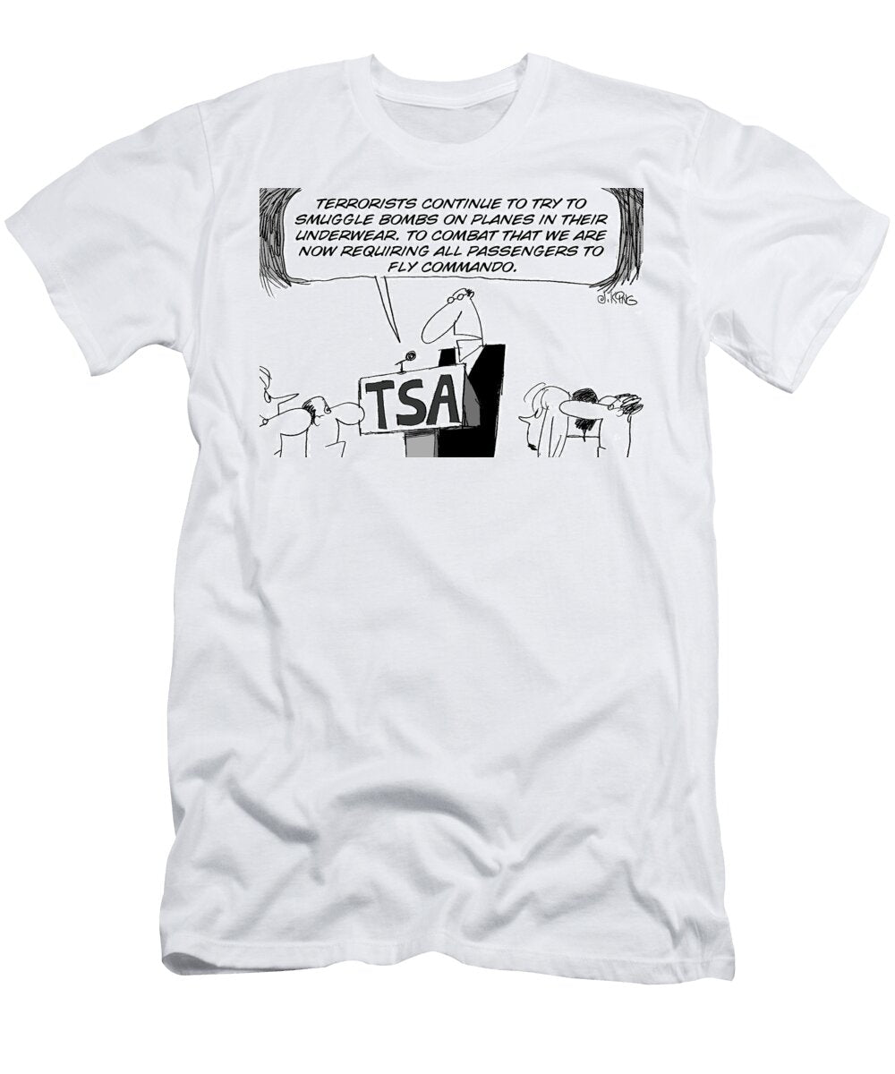 Terrorists Continue to Try to Smuggle Bombs on Planes Larry Lambert T-Shirt
