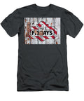 Tgi Fridays Vintage Logo on Peeling Paint Wood Wall Design Turnpike T-Shirt