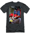 Thai Muslim Woman in Sweat Pants and Headscarf Guts and Cleans Fish Pattani Thailand Imran Ahmed T-Shirt