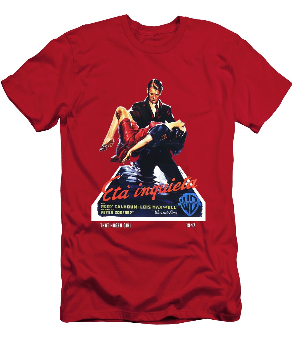 That Hagen Girl 1947 3d Movie Poster Stars on Art T-Shirt