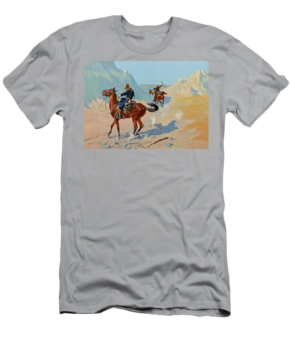 The Advance Guard the Ambush Frederic Remington T-Shirt