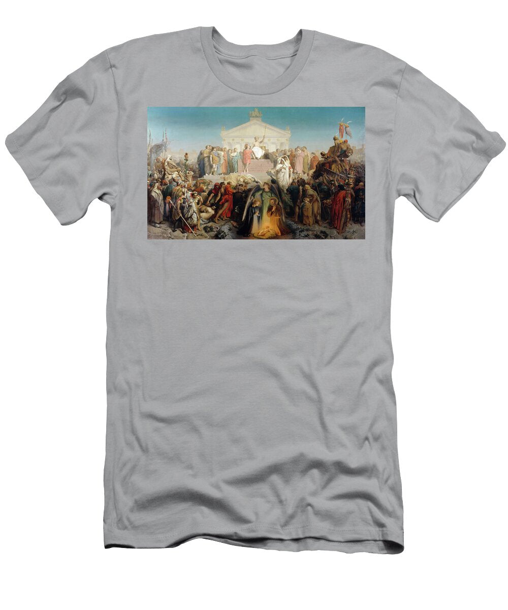 The Age of Augustus and the Birth of Jesus Christ Jean Leon Gerome T-Shirt