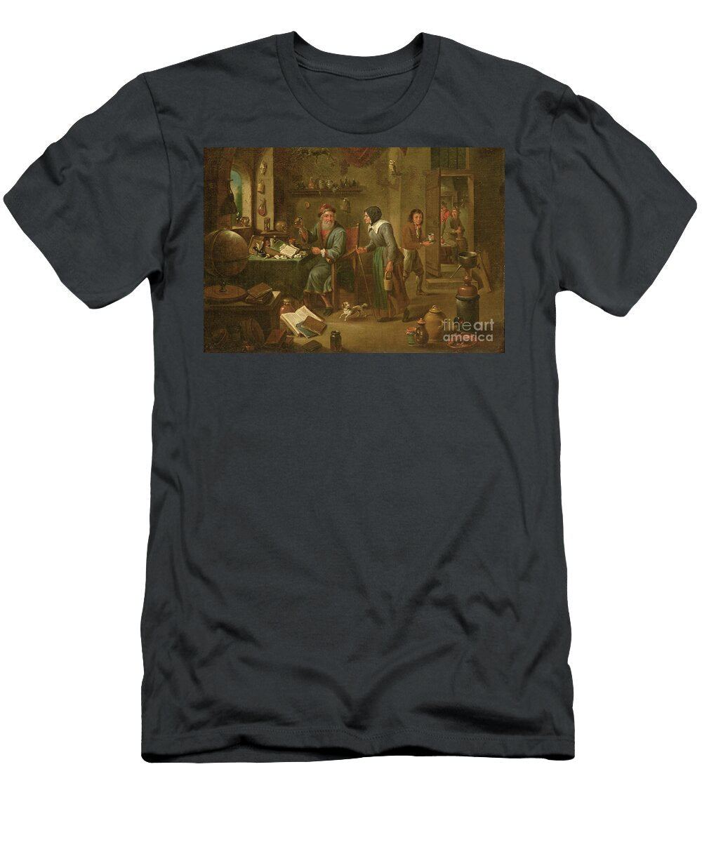 The Alchemists Study David the Elder Teniers T-Shirt